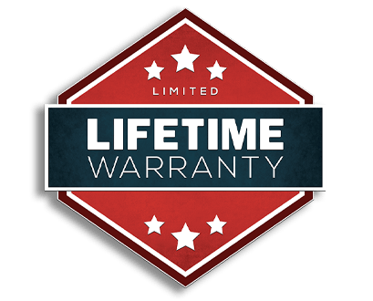 Limited Lifetime Shed Warranty on pressure treated materials.