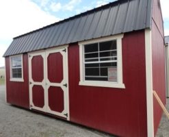 Old Hickory Sheds 10'x20' Side Lofted Barn Painted Red