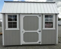 Old Hickory Sheds 8'x12' Side Lofted Barn Painted Gap Gray